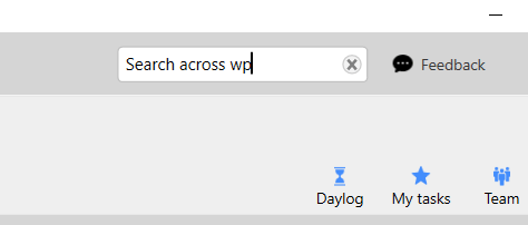 search workspace